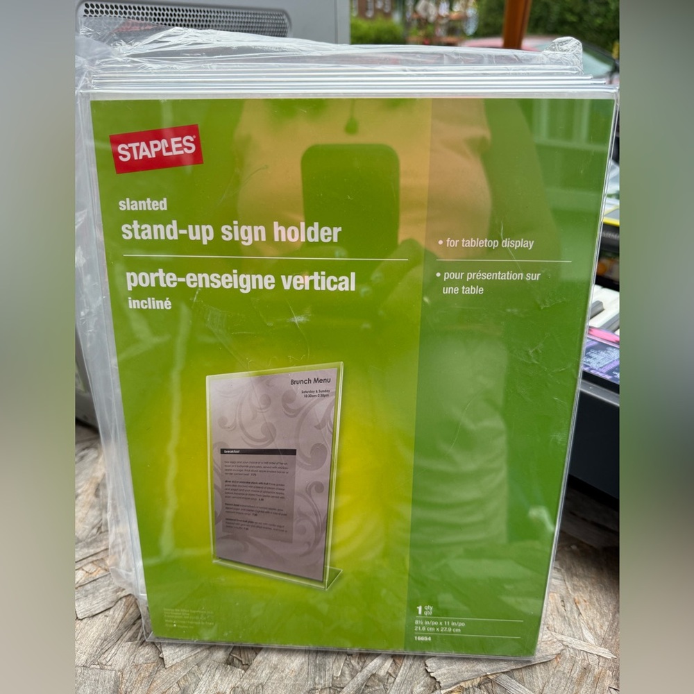 Staple Stand-Up sings holder  Display| Bundle of 7